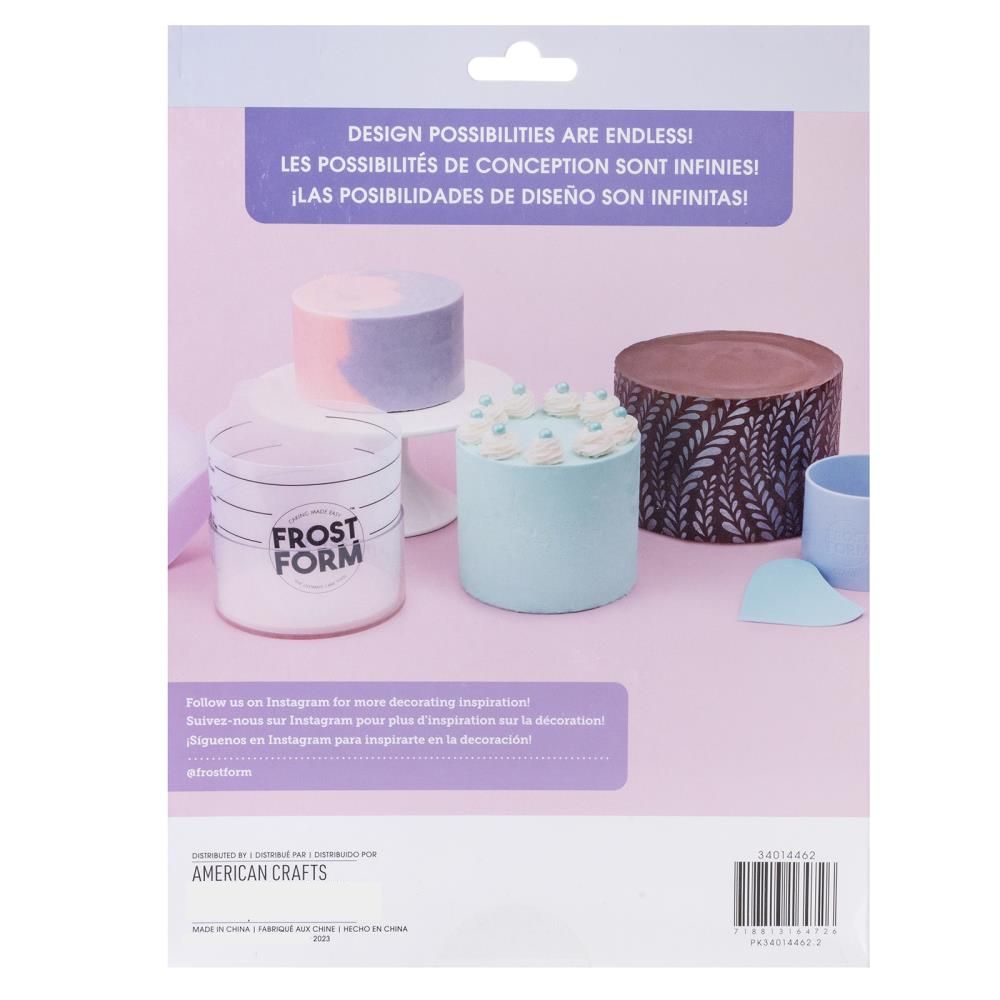 Frost Form Starter Kit 8 in / Kit para Decoración de Pasteles de 20.32 cm Herramientas American Crafts