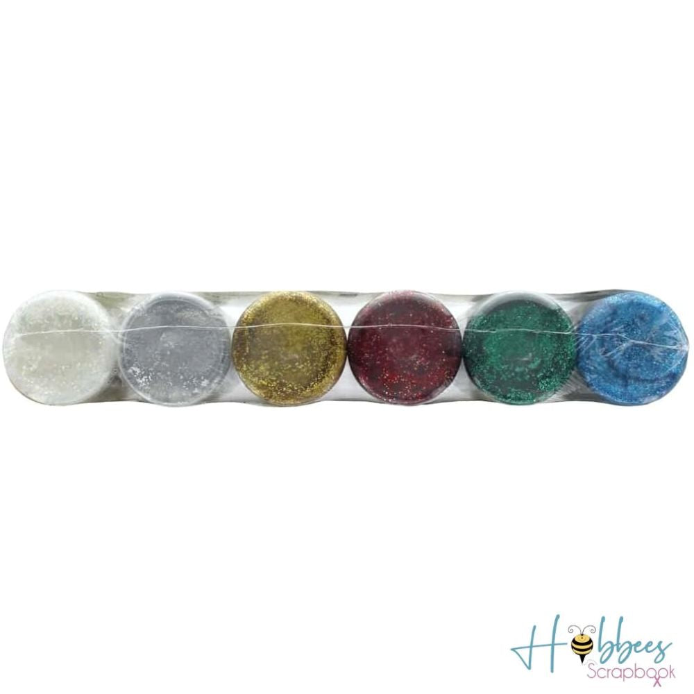 Pack Glitter Pain Christmas / Paquete de Pinturas Acrílicas con Glitter Descontinuado Plaid