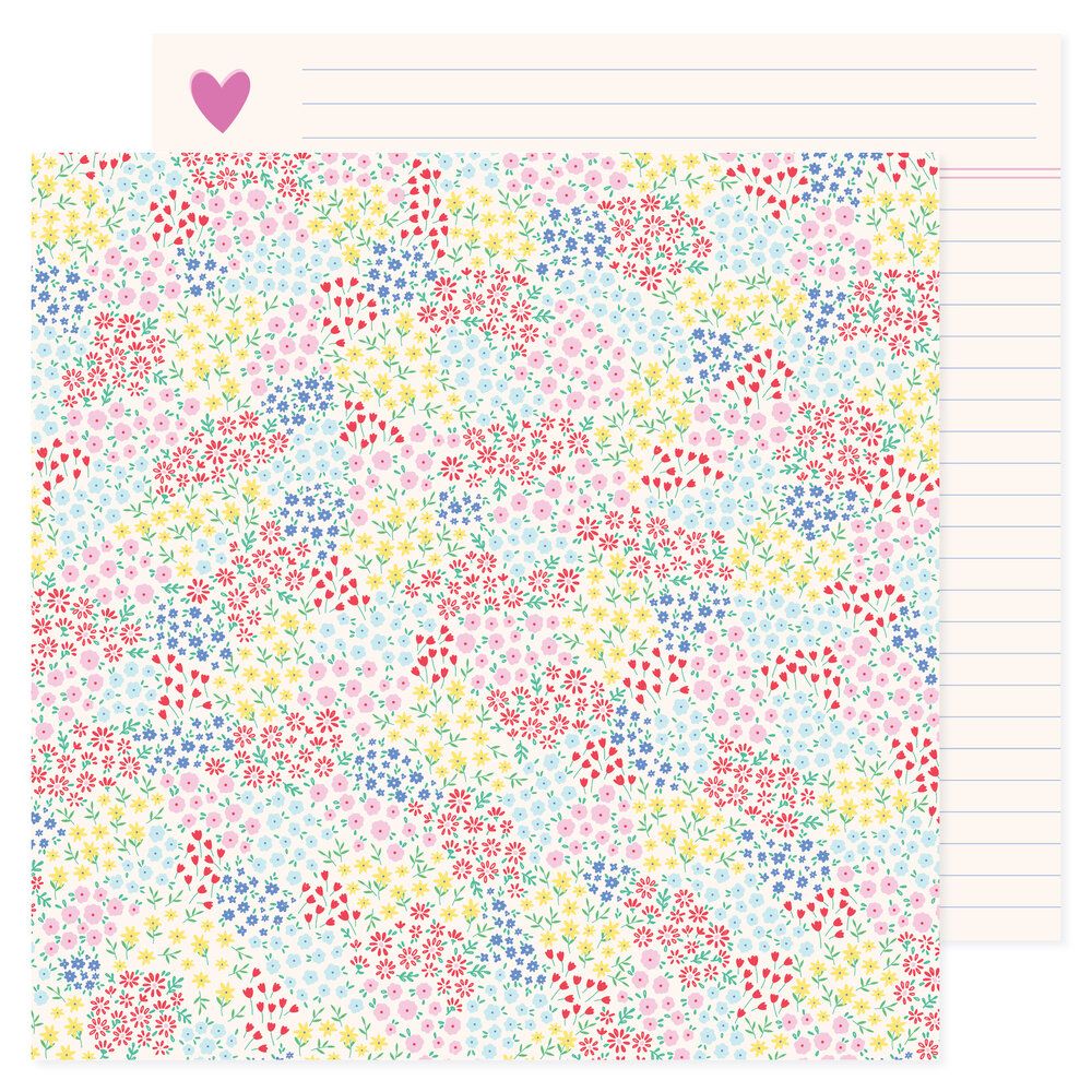 All The Cake Double-Sided Paper Pad 12&quot; / Block de Papel Doble Cara Todo El Pastel Papel Pebbles