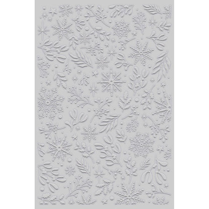 2D Embossing Folder Christmas Wishes / Carpeta de Grabadoo Deseos de Navidad Descontinuado Crafter&