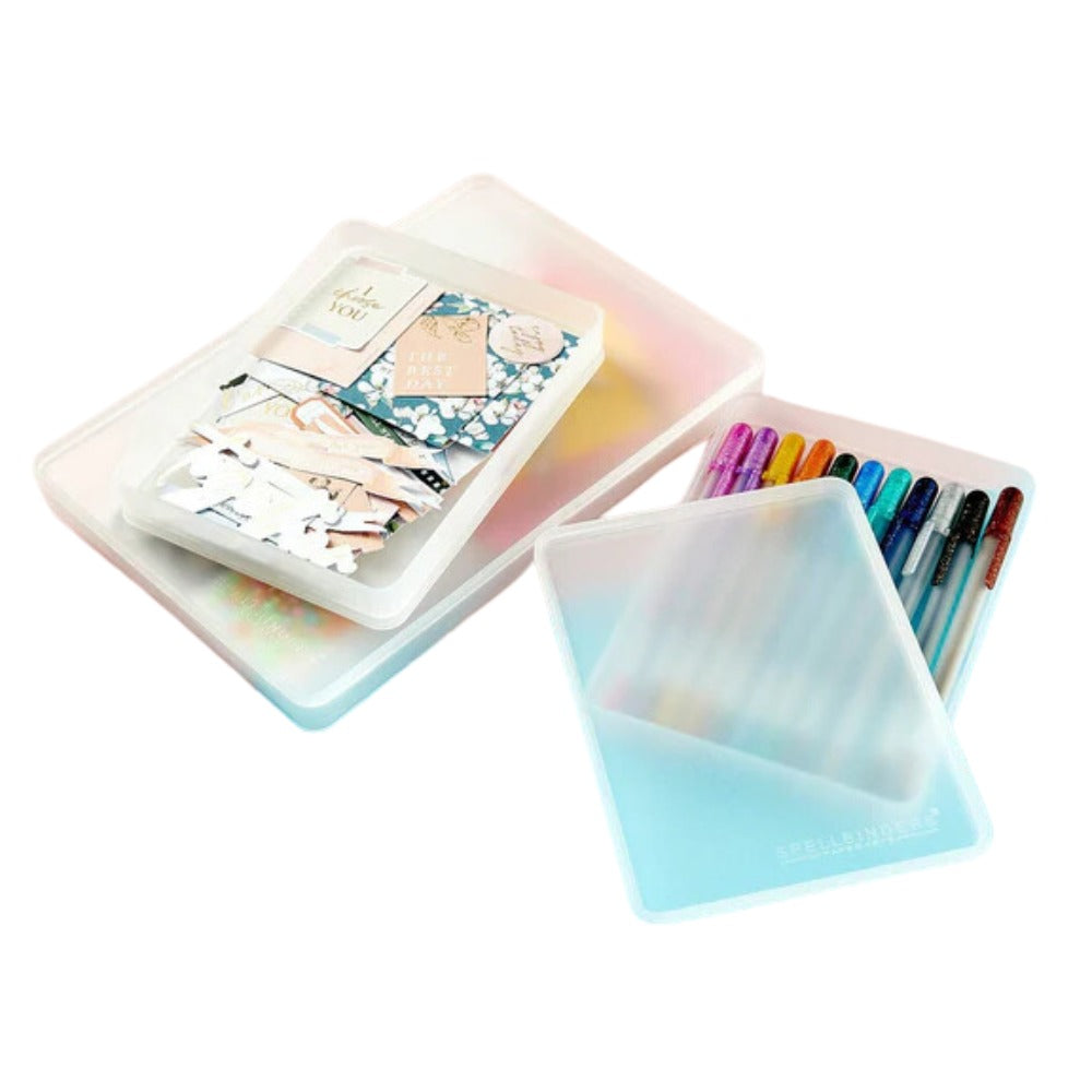 Craft Stax Medium Tray Set / Juego de Cajas Medianas Almacenamiento y Organización Spellbinders