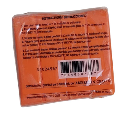 Oven-Bake Clay Orange / Arcilla para Hornear Naranja Modelado Craft Supply Basics