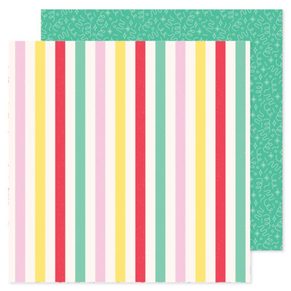 All The Cake Double-Sided Paper Pad 12&quot; / Block de Papel Doble Cara Todo El Pastel Papel Pebbles