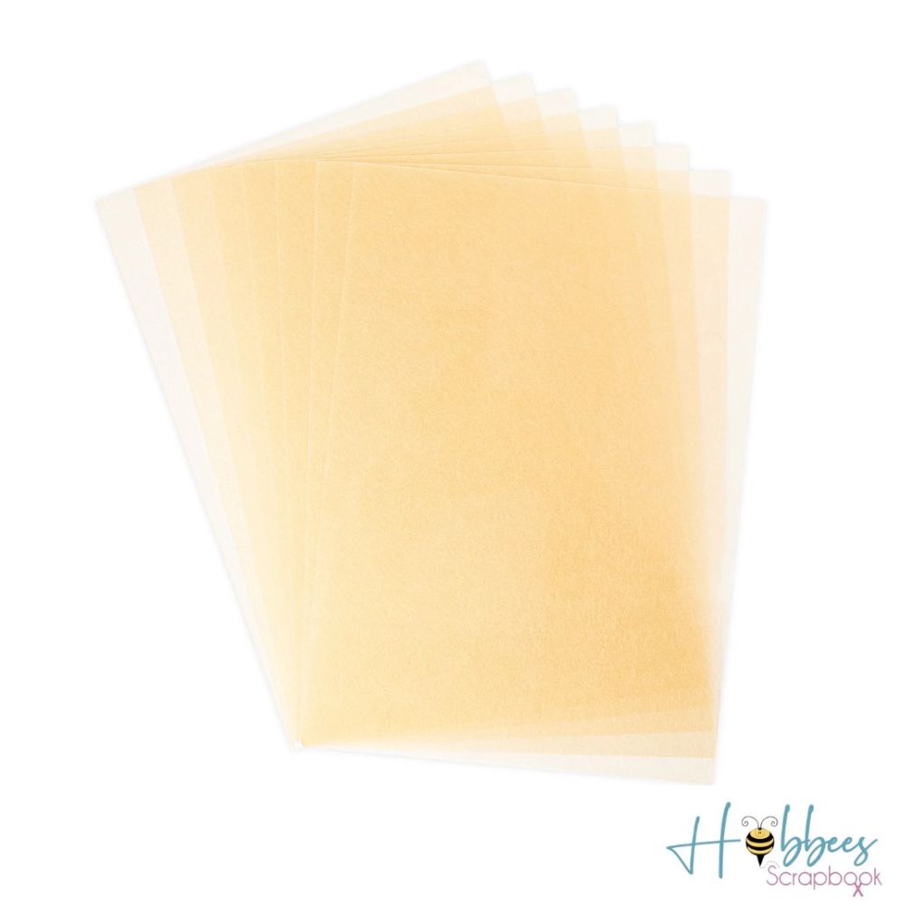 Shrink Plastic Sheets Gold 8.5 x 11&quot; / Hojas de Película Encogibles Oro Acetato y Especializados Sizzix