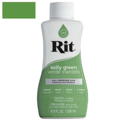 Rit Dye Liquid Kelly Green / Líquido para Teñir Verde Irlandes Pintura para Tela Rit