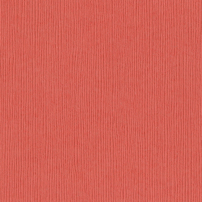 Fourz Cardstock Arroyo / Cartulina Color Coral 30.5 cm Papel, Hojas Sueltas Bazzill