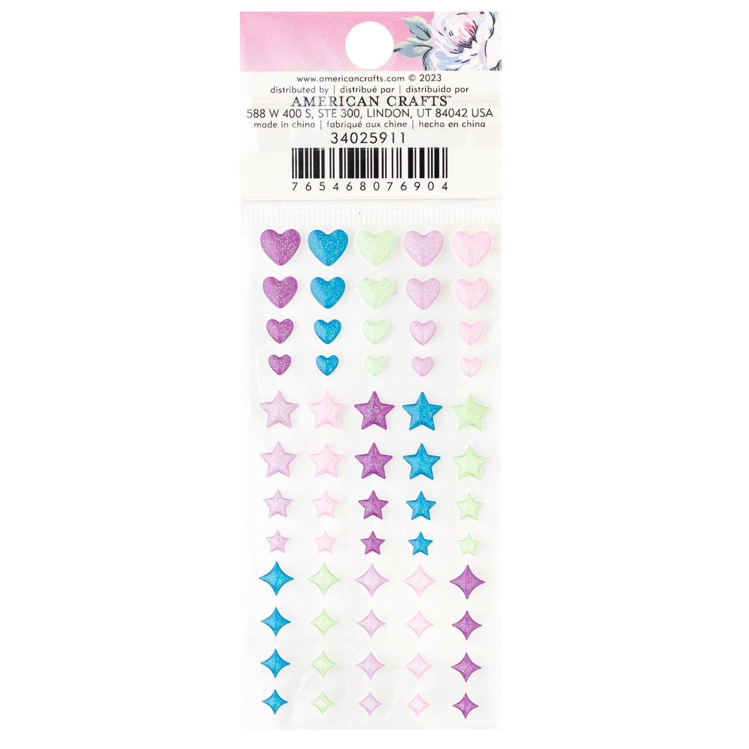 Dreamer Enamel Dots / Puntos Decorativos de Colores Adornos / Embellishments American Crafts