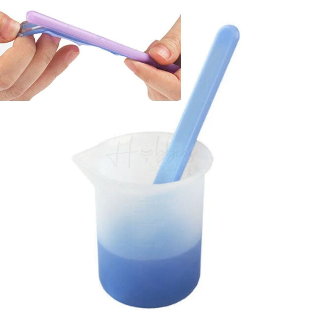 Palo Agitador con Cubierta de Silicón Para Mezclar Resina Resina Epóxica y Accesorios Hobbees