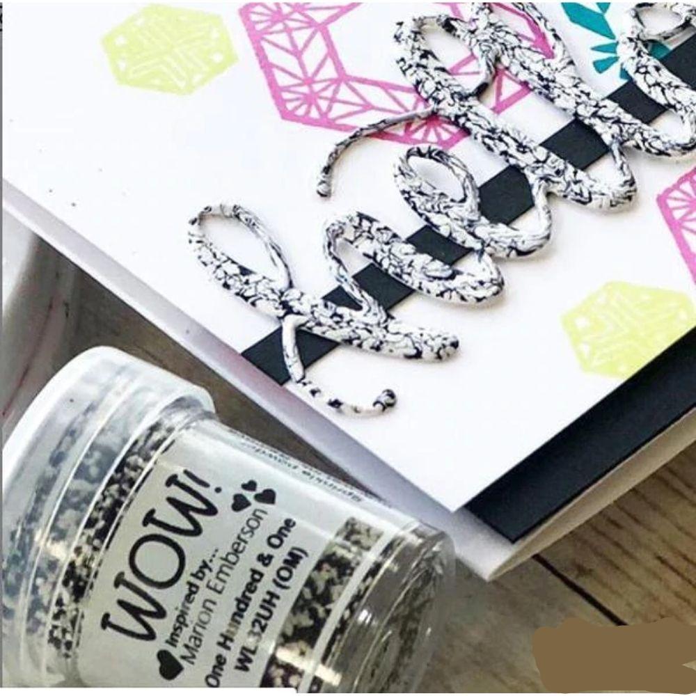 One Hundred &amp; One Embossing Powder / Polvo de Embossing Ciento Uno Polvos de Embossing Wow!