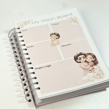 Archivo para Imprimir Agenda Perpetua Little Freeda™ Planea, Crea y Disfruta Archivo Digital Hobbees