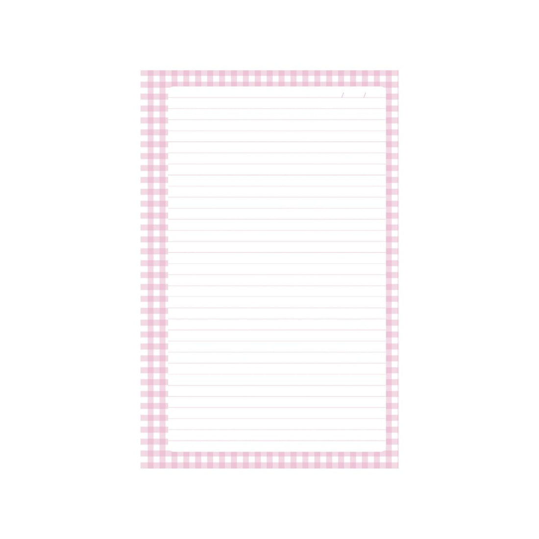100 Hojas Interiores 1/4 Carta Cuadros Rosa Encuadernacion Crazy Crafts