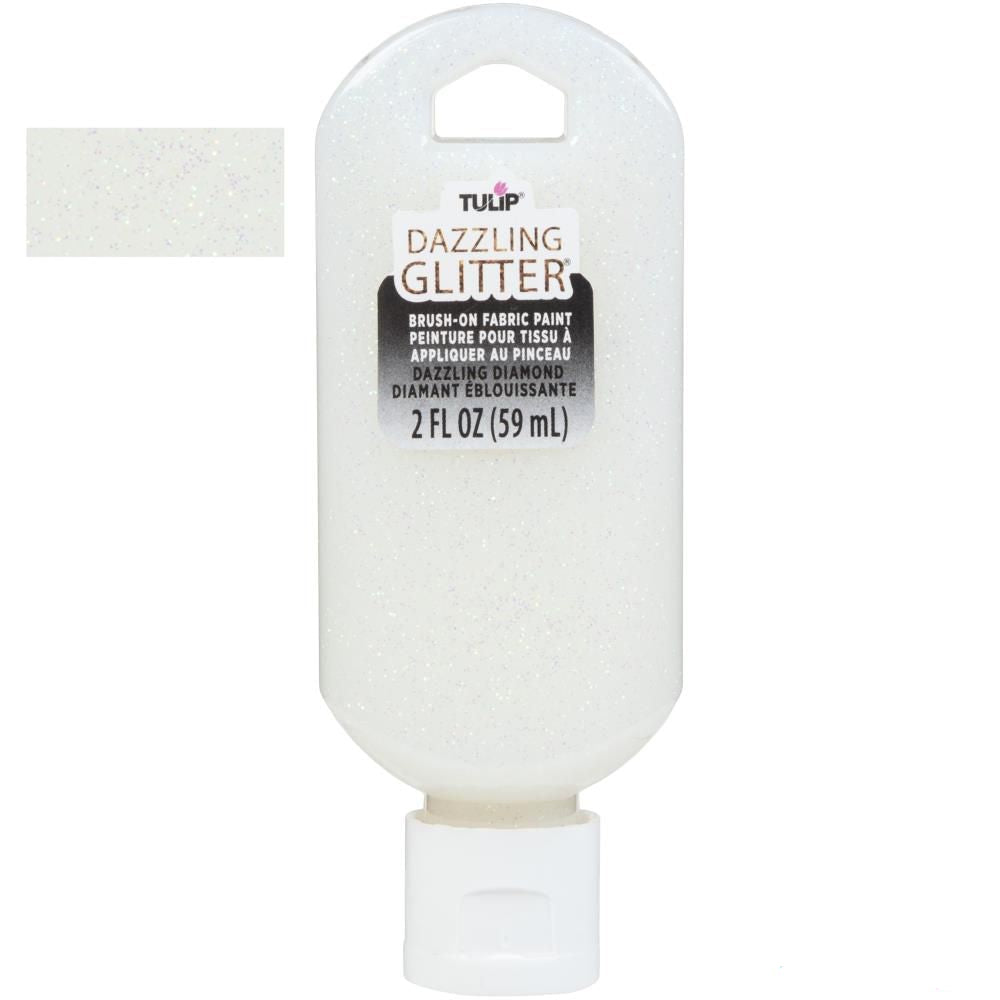 Tulip Glitter Fabric Paint Diamond / Pintura para Tela Diamante Pintura para Tela Tulip