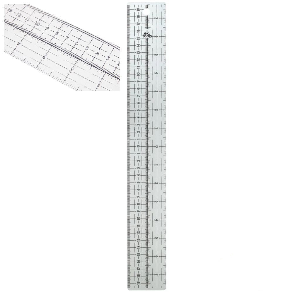 Centering Ruler / Regla de Centrado Flexible Herramientas Ek Tools