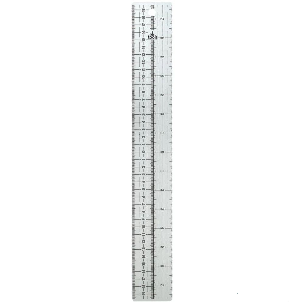 Centering Ruler / Regla de Centrado Flexible Herramientas Ek Tools