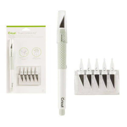 True Control Knife Kit Mint / Kit Exacto Cutter y Cuchillas Menta Tijeras / Cutters Cricut