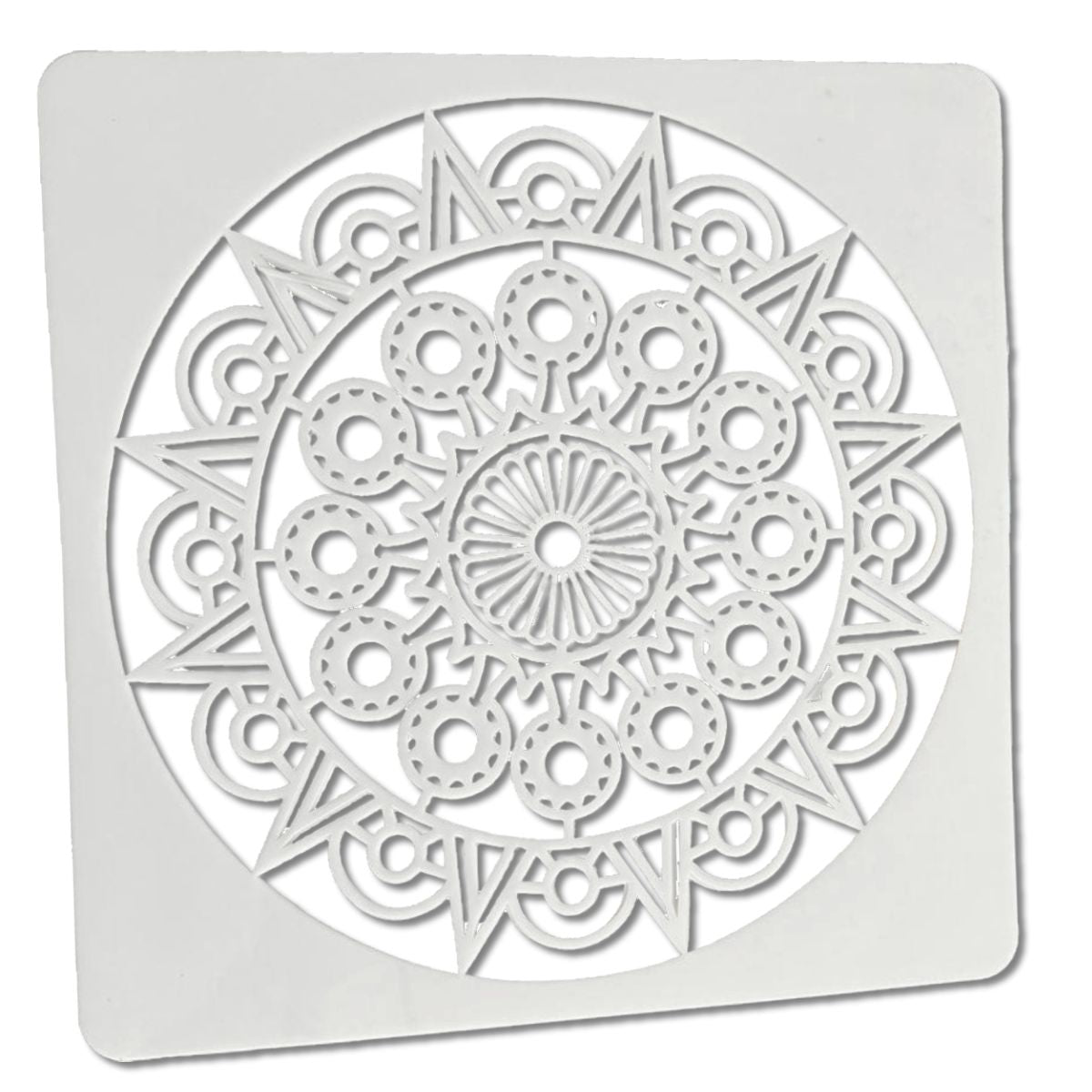 Plantilla Esténcil Mandala Solar 12&quot; Esténciles / Plantillas Hobbees