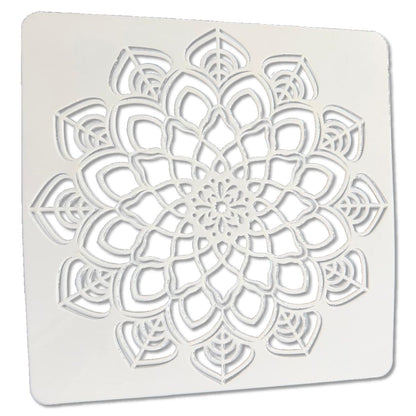 Plantilla Esténcil Mandala Encaje Floral 12&quot; Esténciles / Plantillas Hobbees