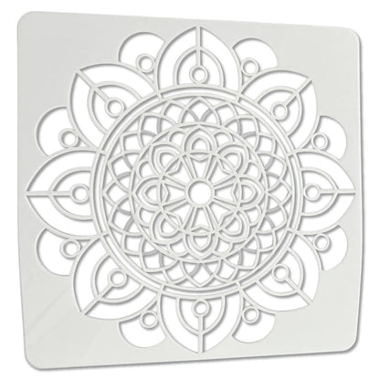 Plantilla Esténcil Mandala Geométrico Zen 12&quot; Esténciles / Plantillas Hobbees