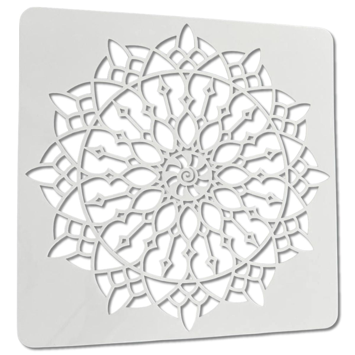 Plantilla Esténcil Mandala Espiral 12&quot; Esténciles / Plantillas Hobbees