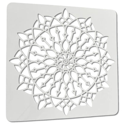 Plantilla Esténcil Mandala Espiral 12&quot; Esténciles / Plantillas Hobbees