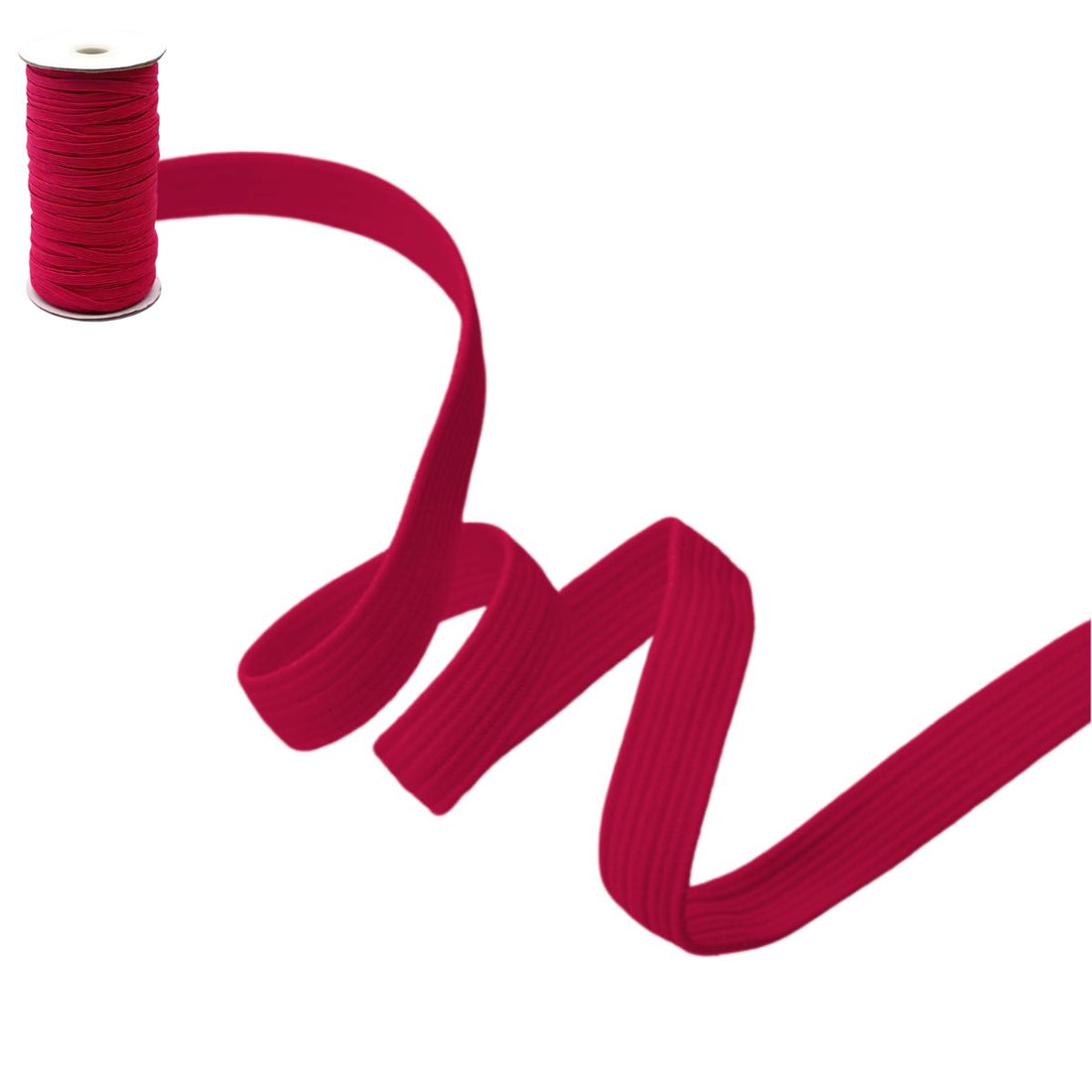 Elástico Rojo Cereza para Encuadernación 2m. Encuadernacion Hobbees
