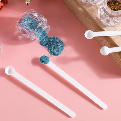 5 Mini Cucharitas para Polvos, Glitter o Pigmentos Herramientas Hobbees