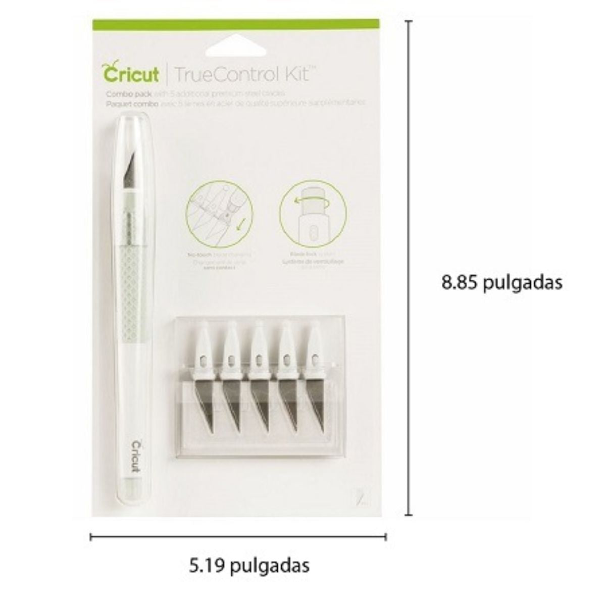 True Control Knife Kit Mint / Kit Exacto Cutter y Cuchillas Menta Tijeras / Cutters Cricut