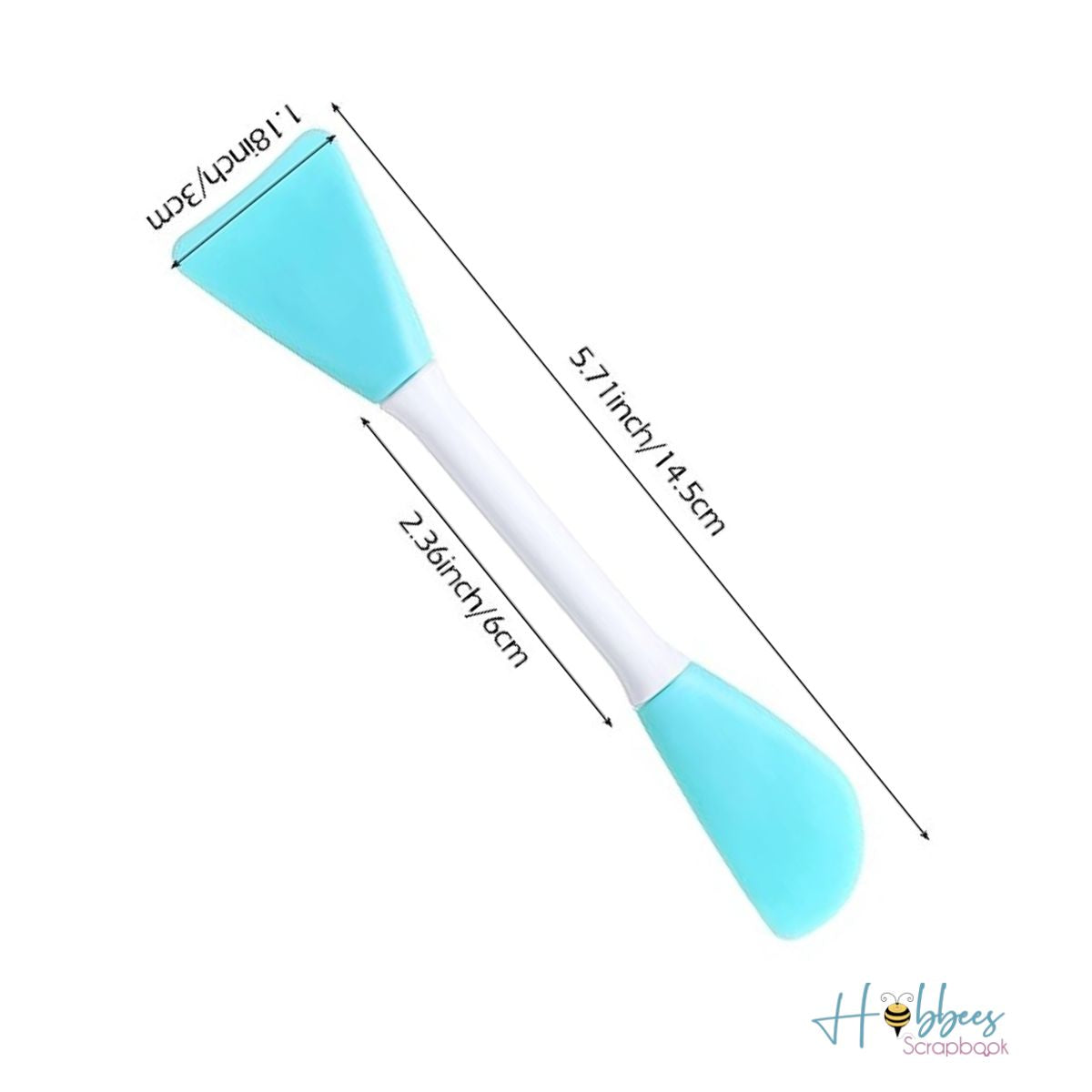 Espátula de Silicón de 2 Puntas Color Aleatorio Resina Epóxica y Accesorios Hobbees