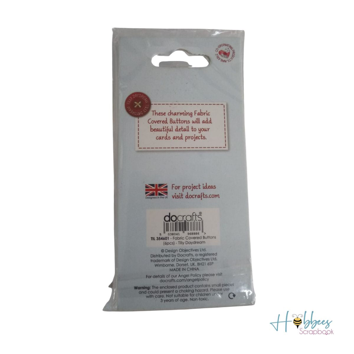 Tilly Daydream Buttons / Botones Decorativos Adornos / Embellishments Docrafts