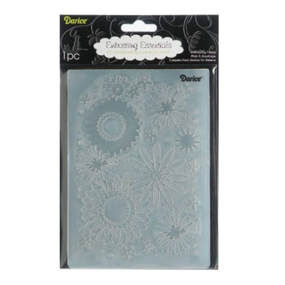 Flower Frenzy Embossing Folder / Folder de Grabado Flores Frenesí Folders de Grabado Darice