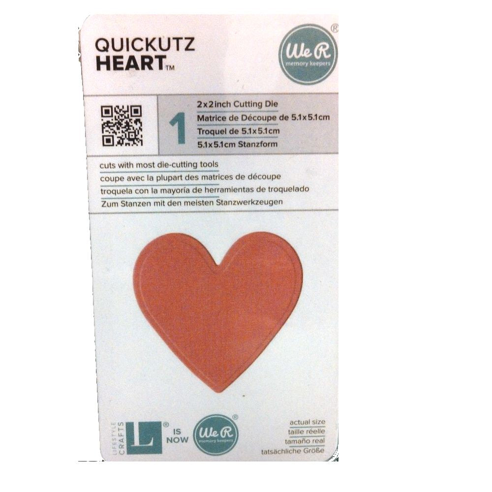 Heart Die / Suaje de Corazón Dados de Corte / Suajes / Troqueles LifeStyle Crafts