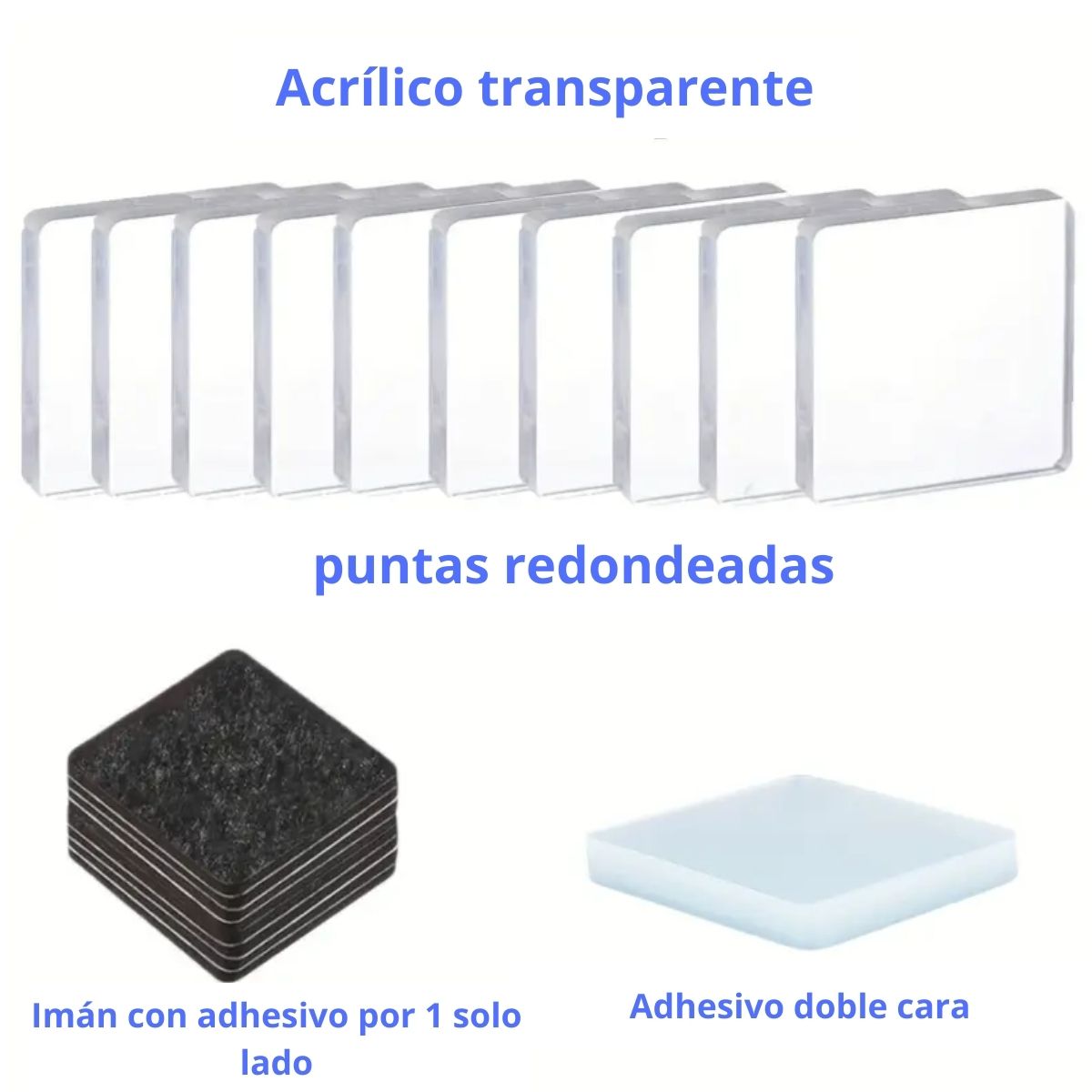 Kit para Hacer 5 Imanes Personalizados Acetato y Especializados Hobbees