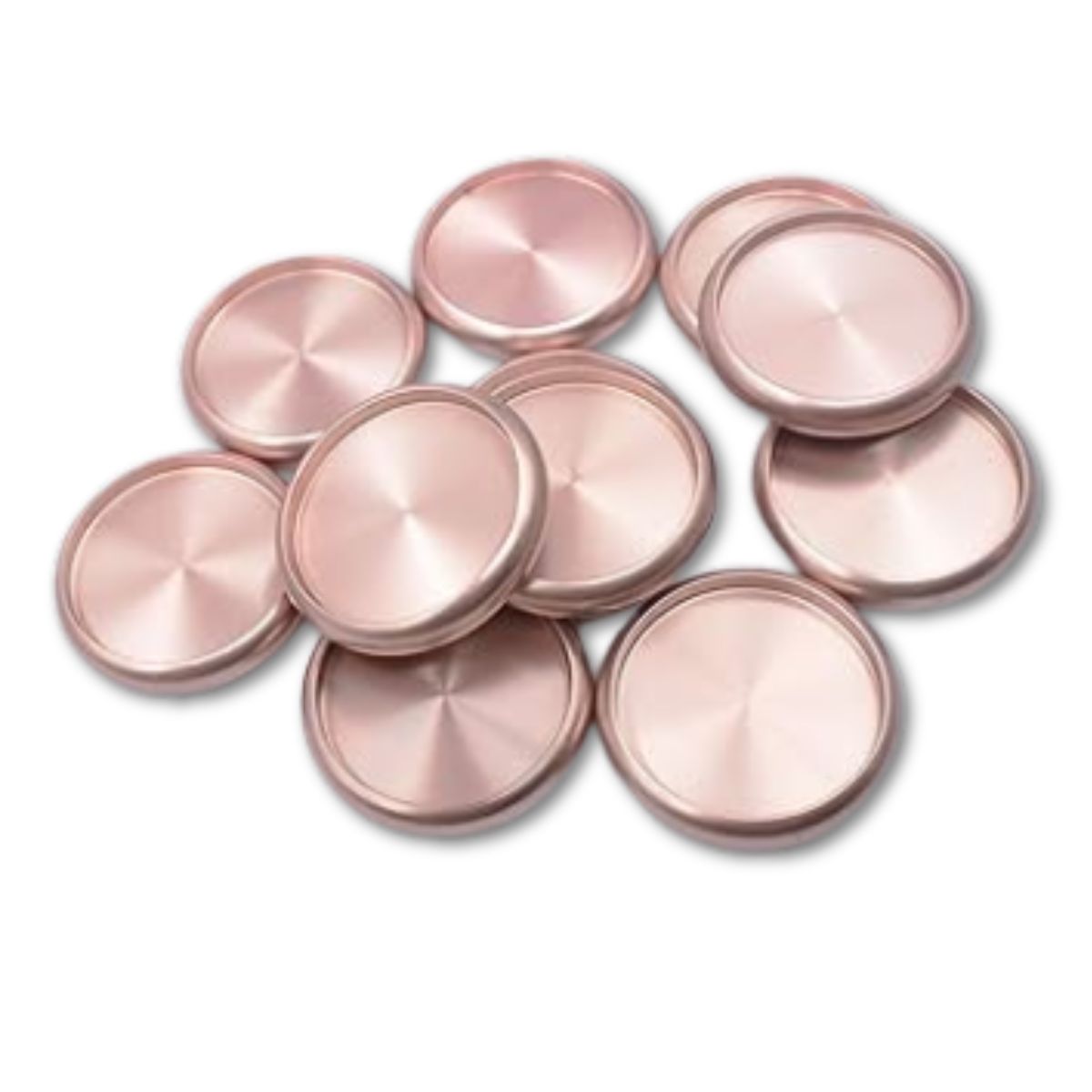 Journelle Discos para Encuadernación Metálicos Rose Gold Discos para Planners Angie Guerra &amp; Hobbees