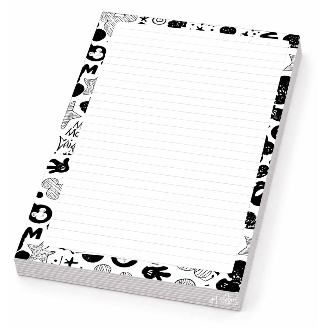 100 Hojas Interiores Media Carta Mickey Mouse Encuadernacion Crazy Crafts