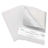 20 Hojas de Papel Adhesivo Blanco Mate Tamaño Carta Encuadernacion Hobbees