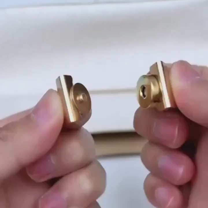 5 Broches Magnéticos Bronce Encuadernación Accesorios Hobbees