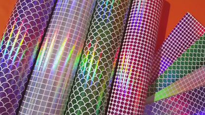 Holo Opal Lilac Mermaid Vinyl / Vinil Adhesivo Escamas Sirena Holográfico Viniles Teckwrap