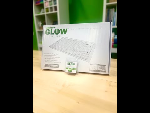 Glow Elite Mini Light Board / Mini Tabla de Luz con Tapete de Corte Herramientas Cutterpillar