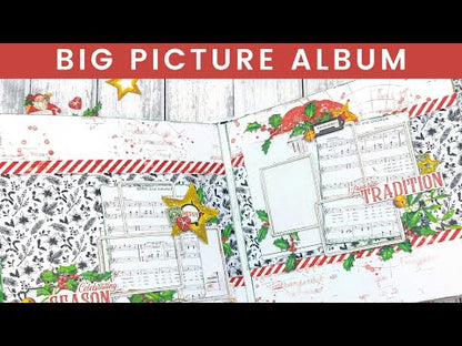 Christmas Spectacular Big Picture Album Kit / Kit para Armar Álbum Completo 8&quot; Navideño