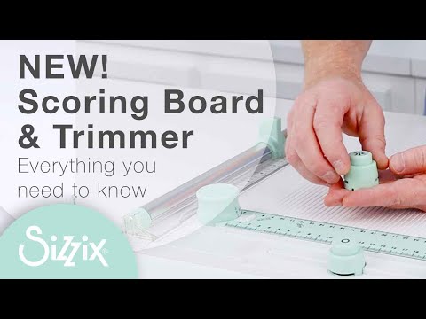 Making Tool Scoring Board &amp; Trimmer / Tabla de Corte y Dobleces