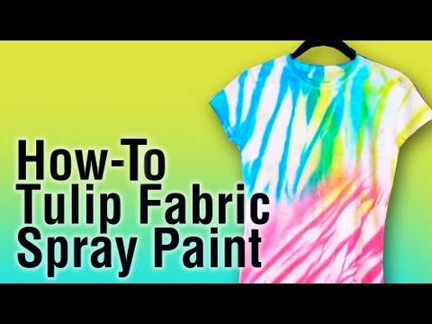 Fabric Spray Paint Rainbow / Pintura para Tela en Spray