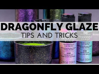 DragonFly Glaze Top Coat Red-Violet-Blue / Pintura Acrílica Brillante Iridiscente