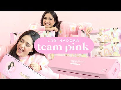 Laminadora para Foil Team Pink Color Baby Aqua Máquinas Angie Guerra