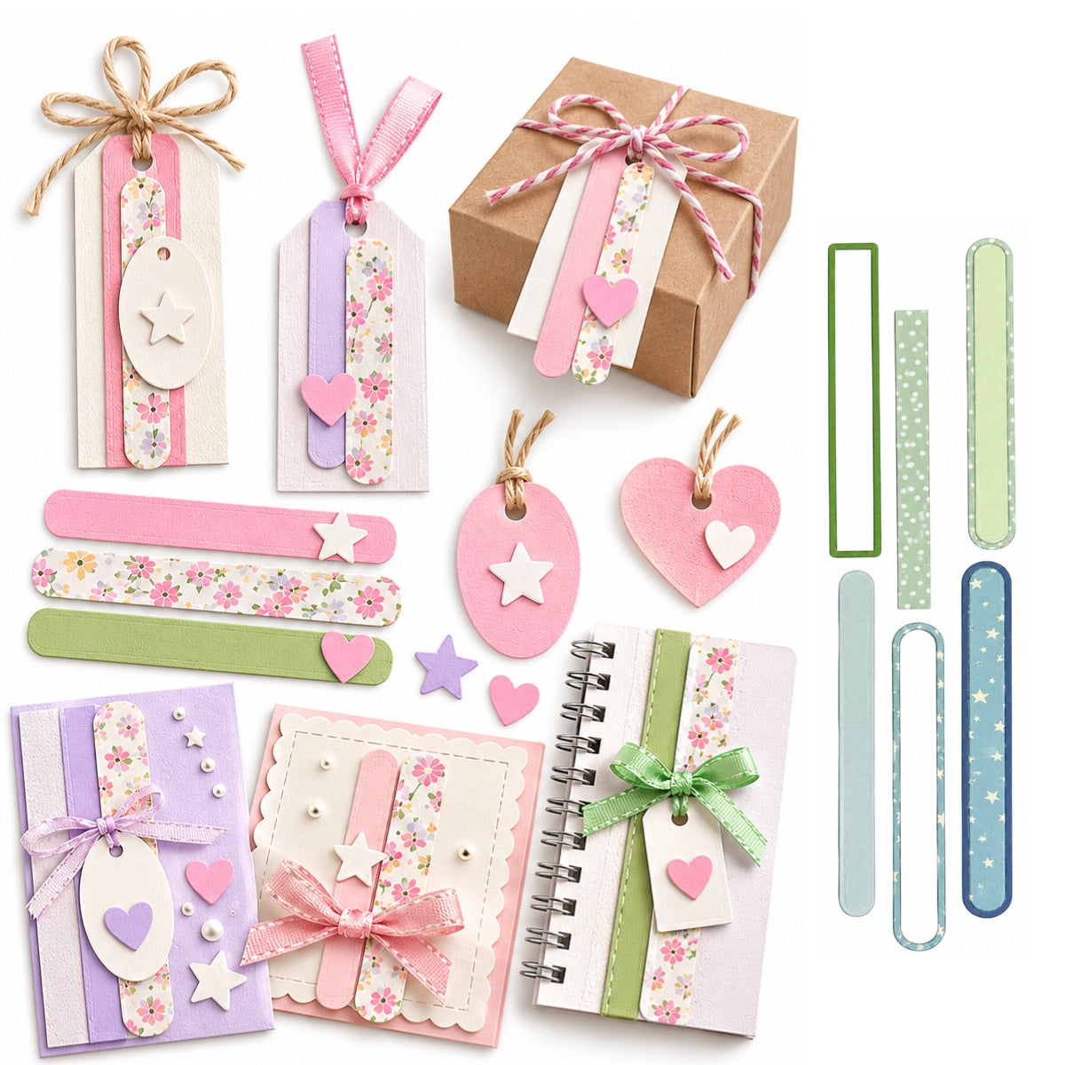 Set de Troqueles Etiquetas &amp; Detalles