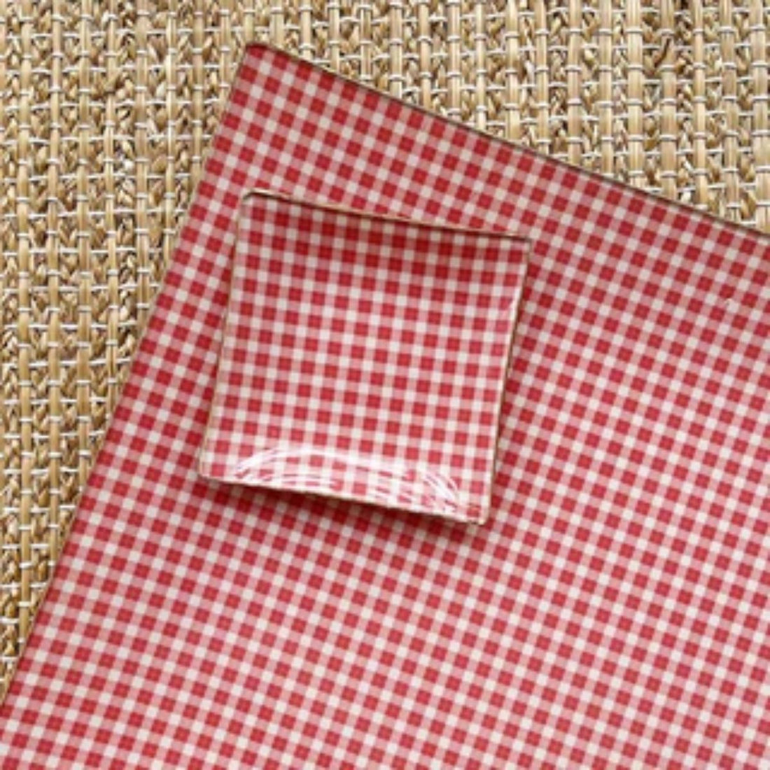 6 Platos de Vidrio Cuadrados Estilo Europeo para Decoupage 30 cm Decoupage Decorakel