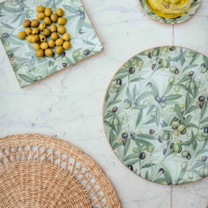 6 Platos de Vidrio Redondos Estilo Europeo para Decoupage 15cm Decoupage Decorakel