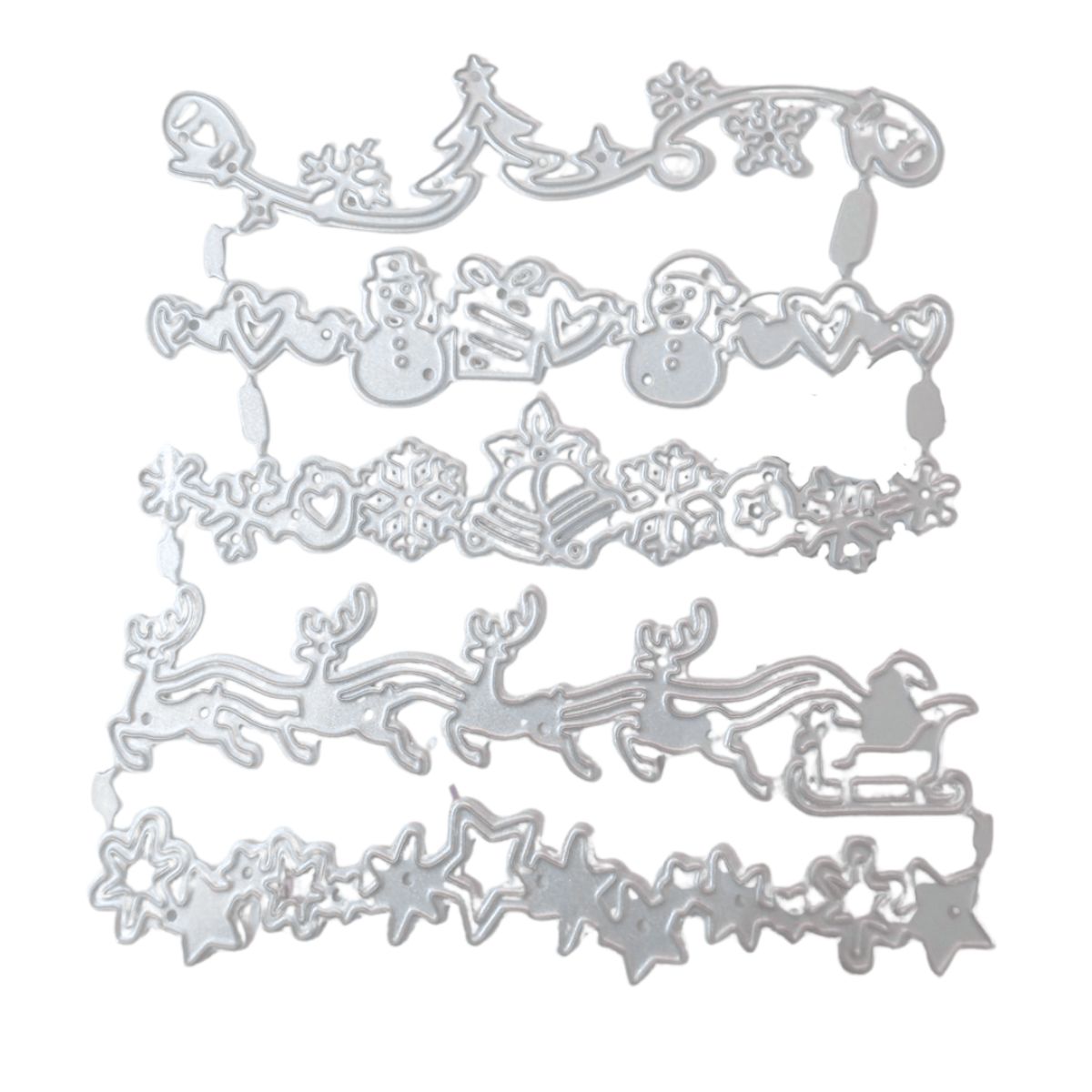 Set de Suajes o Troqueles Bordes Navideños Dados de Corte / Suajes / Troqueles Hobbees