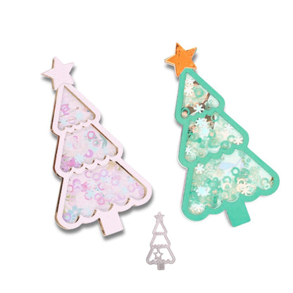 Suaje o Troquel Árbol Navideño Shaker Dados de Corte / Suajes / Troqueles Hobbees