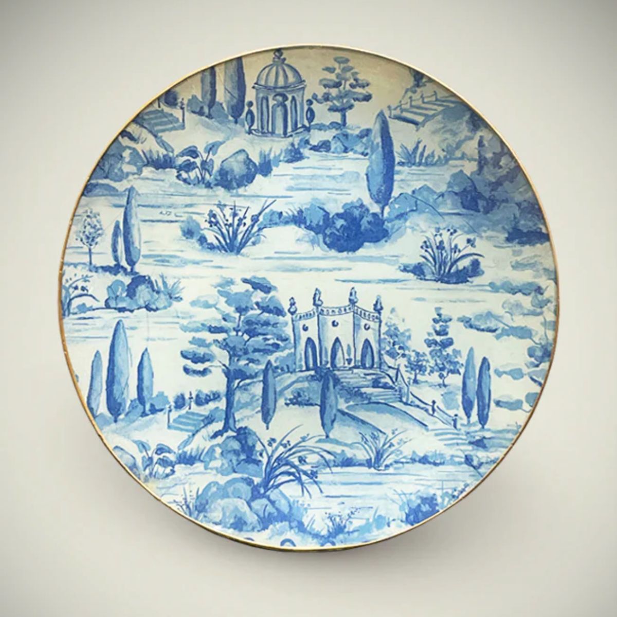 6 Platos de Vidrio Redondos Estilo Europeo para Decoupage 30cm Decoupage Decorakel