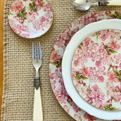 6 Platos de Vidrio Redondos Estilo Europeo para Decoupage 30cm Decoupage Decorakel